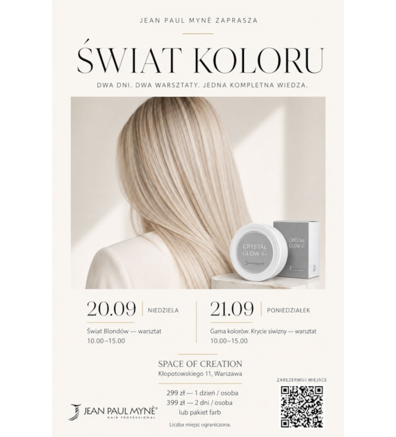 Bilet jednodniowy – Gama kolorów. Krycie siwizny | 21.09.2026 | godz. 10:00–15:00